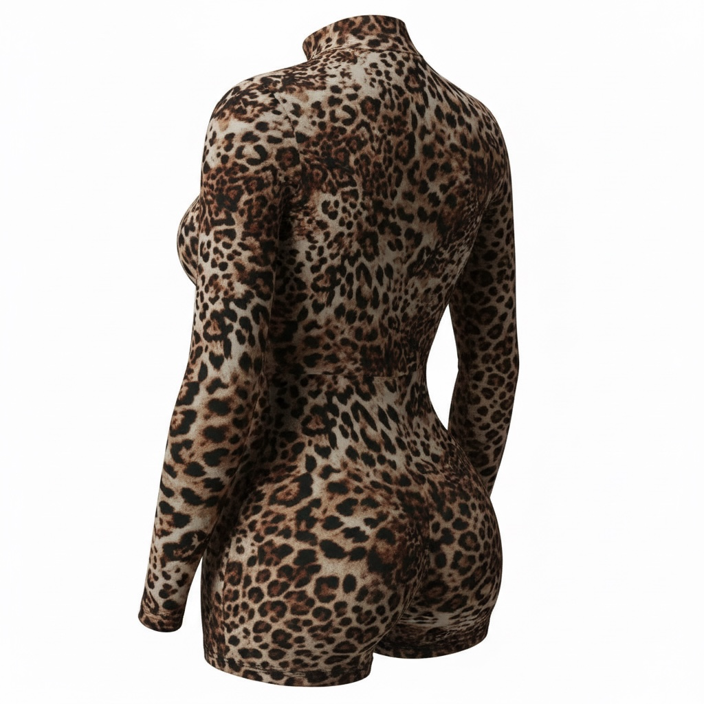 Leopard Romper