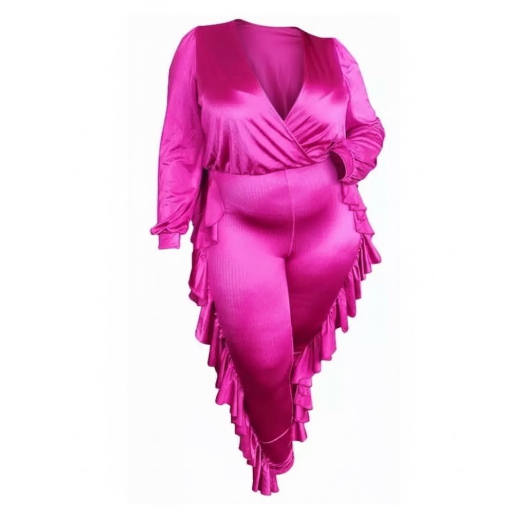 Plus Ruffle Jumpsuit