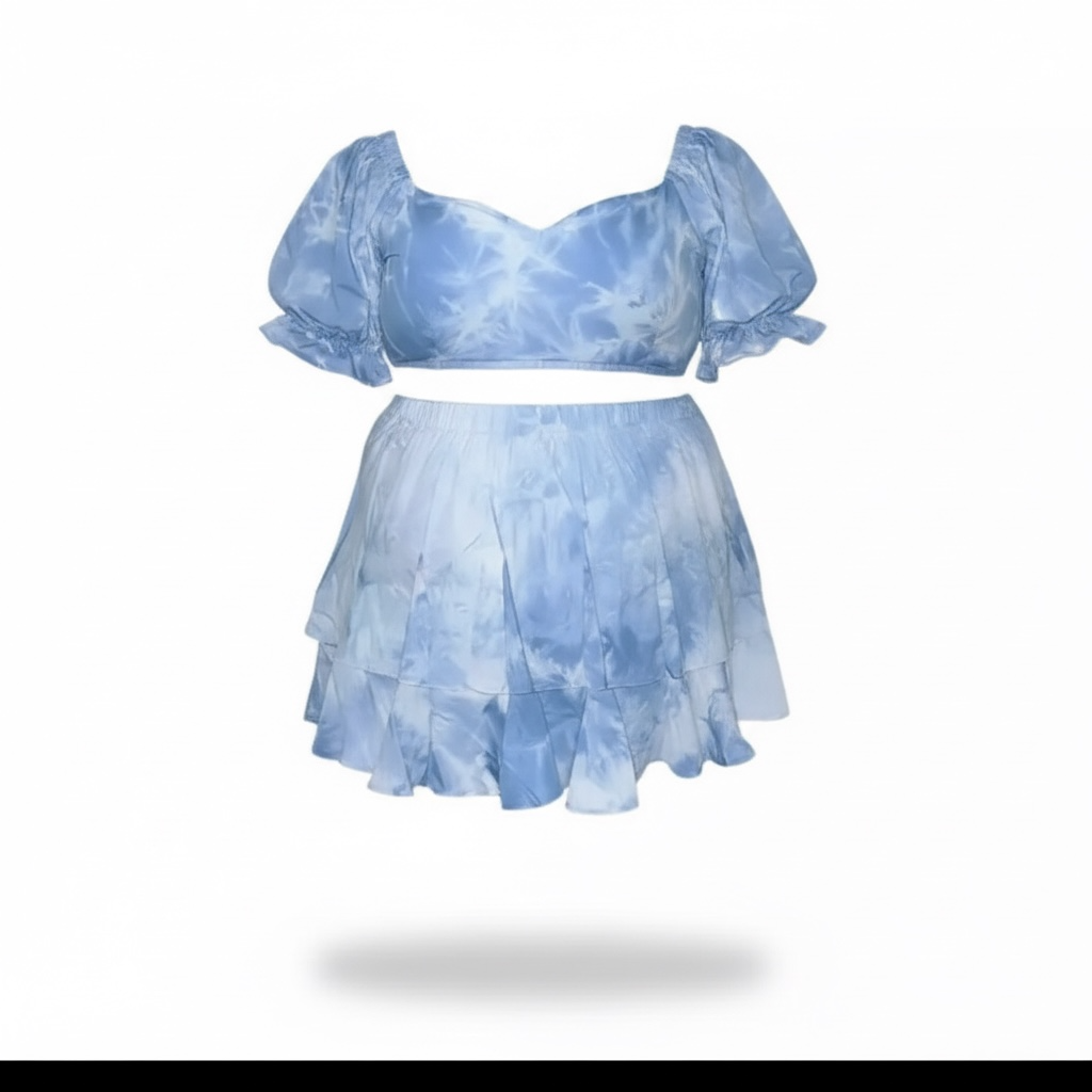 Tie Dye Skirt Set