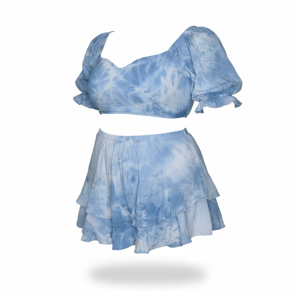 Tie Dye Skirt Set