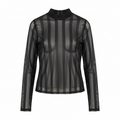Mesh Striped Top