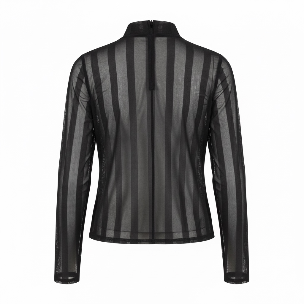 Mesh Striped Top