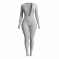 Open Front Jumpsuit
